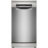 Bosch SPS4HMI49E Szabadonálló mosogatógép 10 teríték, 9.5 L fogyasztás, 6 program,  44 dB zajszint, E energia, Felső evőeszköztartó , 45 cm, Digit. kijelző, Automata ajtónyitás nélkül