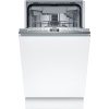 Bosch SPV4HMX10E Beépíthető mosogatógép, bútorlap nélkül 10 teríték, 9.5 L fogyasztás, 6 program,  44 dB zajszint, E energia, Felső evőeszköztartó , 45 cm, Digit. kijelző, Automata ajtónyitás nélkül