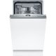 Bosch SPV4HMX10E Beépíthető mosogatógép, 10 teríték,9.5 L,6 prog.,44 dB,E,Felső evőeszk.,45 cm,Digit.kijelző,Autom.ajtónyit.nélkül
