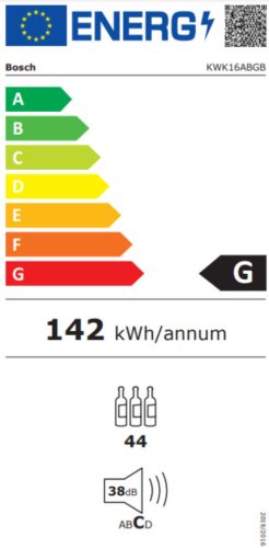 Bosch KWK16ABGB Borhűtő
