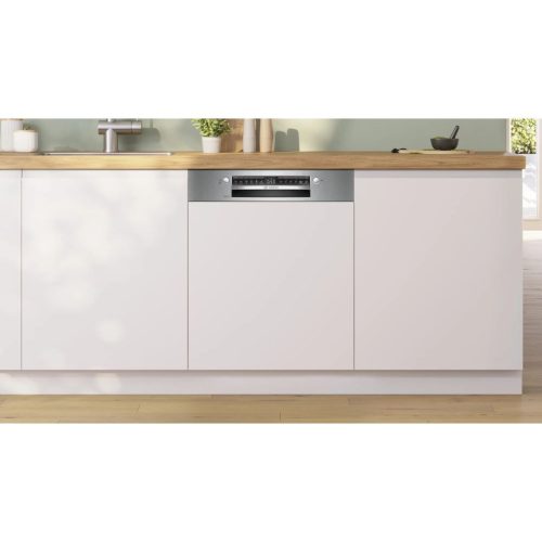 Bosch SMI4HTS00E Beépíthető mosogatógép, 13 teríték,9 L,6 prog.,46 dB,D,Alsó evőeszk.,60 cm,Digit.kijelző,Autom.ajtónyit.nélkül