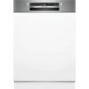 Bosch SMI4HVS00E Beépíthető mosogatógép, 14 teríték,9 L,6 prog.,46 dB,D,Felső evőeszk.,60 cm,Digit.kijelző,Autom.ajtónyit.nélkül