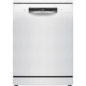   Bosch SMS4HVW00E Szabadonálló mosogatógép 14 teríték,9 L,6 prog.,46 dB,D,Felső evőeszk.,60 cm,Digit.kijelző,Autom.ajtónyit.nélkül