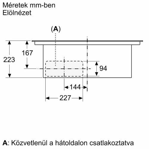 Bosch PVS611B16E Beépíthető Indukciós főzőlap beépített páraelszívóval Keret nélküli, 7400 W, Érintőszenzoros, Gyerekzár, Booster funkció, 2 vagy 3 fázisra köthető