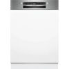 Bosch SMI6YCS02E Beépíthető mosogatógép, bútorlap nélkül 14 teríték, 9.5 L fogyasztás, 6 program,  44 dB zajszint, A energia, Felső evőeszköztartó , 60 cm, Digit. kijelző, Automata ajtónyitás nélkül