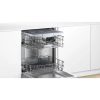 Bosch SMI2HVS02E Beépíthető mosogatógép, bútorlap nélkül 14 teríték, 9 L fogyasztás, 5 program,  46 db zajszint, D energiaosztály, Felső evőeszköztartó tálca, 60 cm, Digit. kijelző