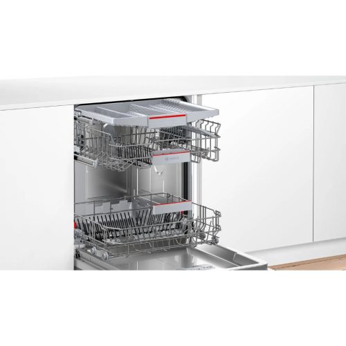 Bosch SBH4HVX00E Beépíthető mosogatógép, 14 teríték,9 L,6 prog.,46 dB,D,Felső evőeszk.,60 cm,Digit.kijelző,Autom.ajtónyit.nélkül