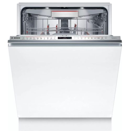 Bosch SMV8YCX02E Beépíthető mosogatógép, bútorlap nélkül 14 teríték, 9.5 L fogyasztás, 8 program, 44 dB zajszint, A energia, Felső evőeszköztartó , 60 cm, Digit. kijelző, Automata ajtónyitás nélkül