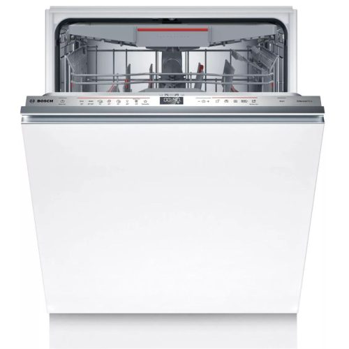 Bosch SMV6ECX08E Beépíthető mosogatógép, bútorlap nélkül 14 teríték, 9 L fogyasztás, 8 program, 42 db zajszint, B energiaosztály, Felső evőeszköztartó tálca, 60 cm, Digit. kijelző