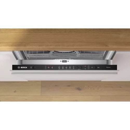 Bosch SMV25EX02E Beépíthető mosogatógép, bútorlap nélkül 13 teríték, 9.5 L fogyasztás, 5 program,  48 dB zajszint, E energia, Felső evőeszköztartó , 60 cm, Digit. kijelző nélkül, Automata ajtónyitás nélkül