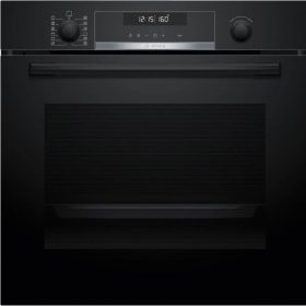   Bosch HBG578EB3 Beépíthető Sütő 10 funkcióval, Digit. Kijelzővel, 71 L, Teleszkópos sütősín, Öntisztító funkció: Pirolitikus öntisztítás+Hidrolitikus