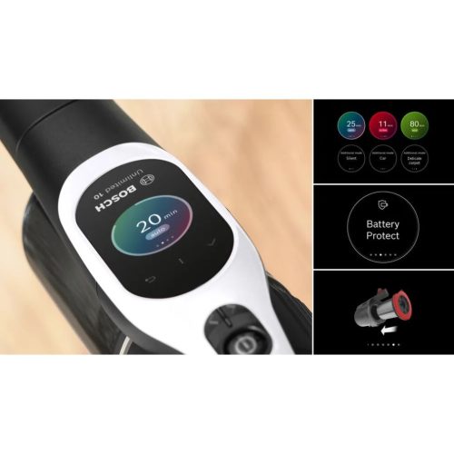 Bosch BCS1041WAC Vezeték nélküli porszívó Unlimited 10 Fehér