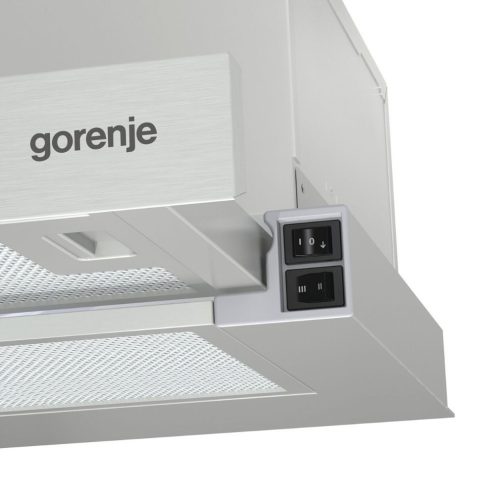 Gorenje TH60E3X Beépíthető Kihúzható páraelszívó LED világítás 1 db motor,350 m3/h,62-67 dB,60 cm széles,C