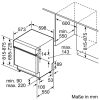 Neff S147ZCS35E Beépíthető mosogatógép, bútorlap nélkül 14 teríték, 9.5 L fogyasztás, 8 program,  42 dB zajszint, C energia, Felső evőeszköztartó , 60 cm, Digit. kijelző, Automata ajtónyitás nélkül