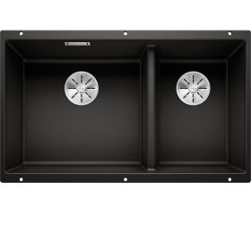   Blanco SUBLINE 430/270-U Silgránit Fekete színű exc.n.Gránit mosogatótál (525991)
