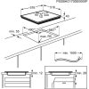 Electrolux EHF6241FOK Beépíthető Kerámia főzőlap Keret nélküli,6400 W,Érintőszenzoros,Gyerekzár,nélkül