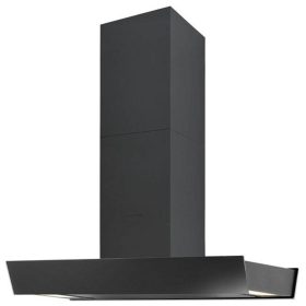   DAVOLINE FLOW 90 fekete Sziget páraelszívó LED világítás 1 db motor,800 m3/h,40-67 dB,90 cm széles,A