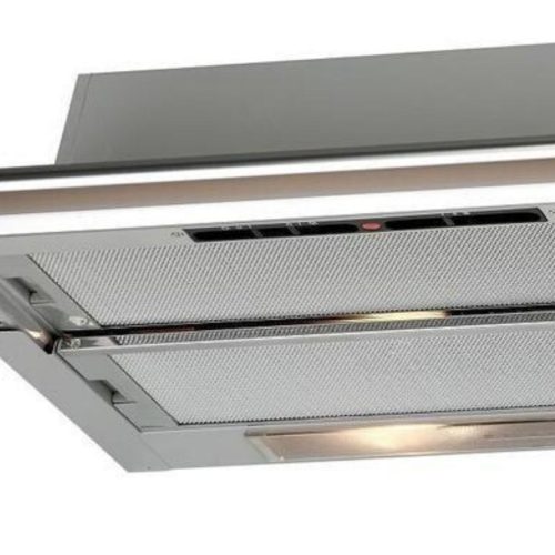 Cata TF-5260 X/L alu Beépíthető Kihúzható páraelszívó (Ledes) LED világítás 2 db motor,600 m3/h,54-68 dB,60 cm széles,E