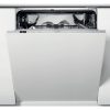 Whirlpool WI 7020 P Beépíthető mosogatógép, 14 teríték,9.5 L,8 prog.,46 dB,E,Alsó evőeszk.,60 cm,Digit.kijelző,Autom.ajtónyit.