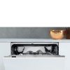 Whirlpool WI 7020 P Beépíthető mosogatógép, 14 teríték,9.5 L,8 prog.,46 dB,E,Alsó evőeszk.,60 cm,Digit.kijelző,Autom.ajtónyit.