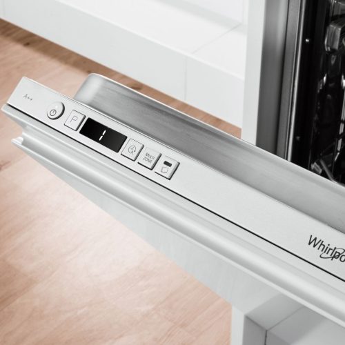 Whirlpool WIC 3C26 F Beépíthető mosogatógép, 14 teríték,9.5 L,8 prog.,43 dB,E,Felső evőeszk.,60 cm,Autom.ajtónyit.