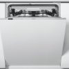 Whirlpool WIC 3C33 PFE Beépíthető mosogatógép, bútorlap nélkül 14 teríték, 9.5 L fogyasztás, 8 program,  43 dB zajszint, D energia, Felső evőeszköztartó , 60 cm, Digit. kijelző nélkül, Automata ajtónyitással