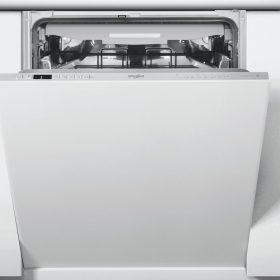   Whirlpool WIC 3C33 PFE Beépíthető mosogatógép, 14 teríték,9.5 L,8 prog.,43 dB,D,Felső evőeszk.,60 cm,Autom.ajtónyit.