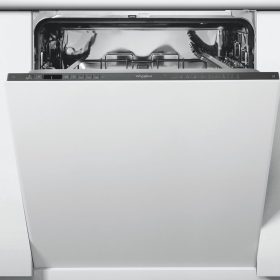   Whirlpool WIO 3T133 PE 6.5 Beépíthető mosogatógép, 14 teríték,6.5 L,10 prog.,43 dB,D,Alsó evőeszk.,60 cm,Digit.kijelző,Autom.ajtónyit.