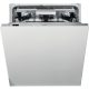 Whirlpool WIO 3T133 PLE Beépíthető mosogatógép, 14 teríték,9.5 L,11 prog.,43 dB,D,Felső evőeszk.,60 cm,Digit.kijelző,Autom.ajtónyit.