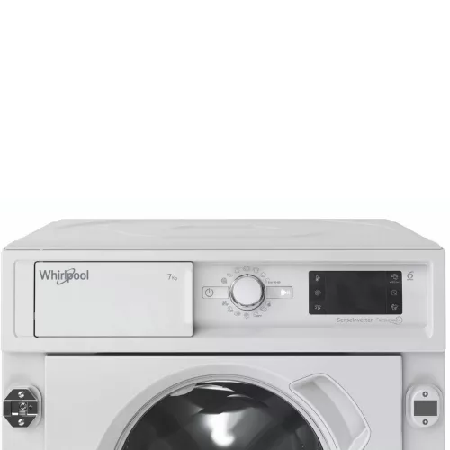 Whirlpool BI WMWG 71483E EU N Beépíthető Elöltöltős mosógép D,7 kg,Normál mélység,1400 ford/perc,72 dB,Inverter motorral,Gőzfunkció nélkül