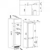 Whirlpool SP40 802 EU 2 Beépíthető Alulfagyasztós hűtőszekrény, bútorlap nélkül