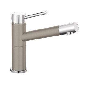   Blanco ALTA COMPACT Silgránit-K Tartufo színű-K Gránit - króm csaptelep (517633)