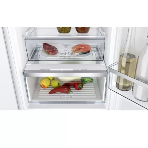 Neff KI7862FE0 Beépíthető Alulfagyasztós hűtőszekrény, E,184L/76L,Nofrost,35 dB,Szél: 54.1 cm,Mag: 177.2 cm,Mély: 54.8 cm