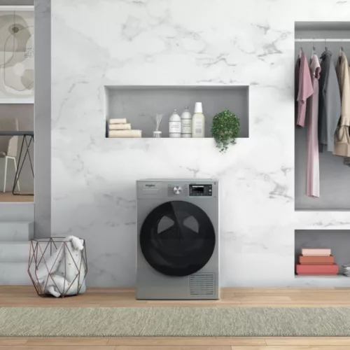 Whirlpool W7 D93SB EE Hőszivattyús szárítógép E ,9 kg,59 dB,Inverter motorral