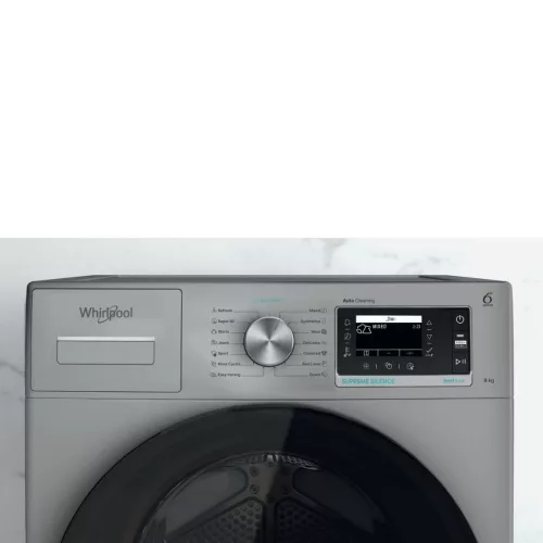 Whirlpool W7 D93SB EE Hőszivattyús szárítógép E ,9 kg,59 dB,Inverter motorral