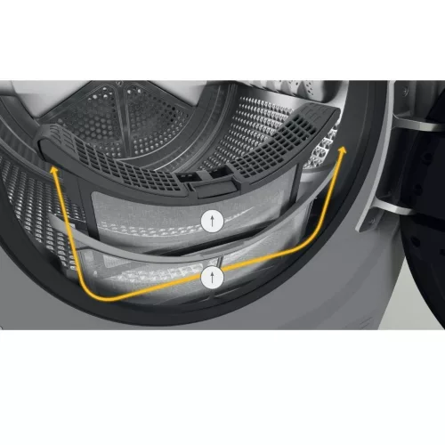 Whirlpool W7 D93SB EE Hőszivattyús szárítógép E ,9 kg,59 dB,Inverter motorral
