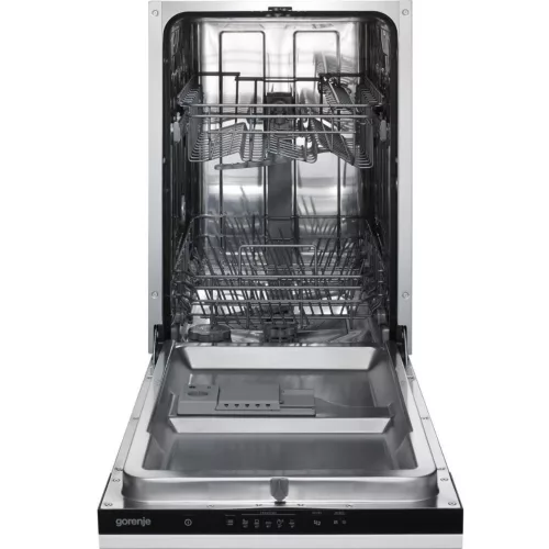 Gorenje GV520E15 Beépíthető mosogatógép, 9 teríték,9 L,5 prog.,47 dB,E,Alsó evőeszk.,45 cm,Autom.ajtónyit.nélkül
