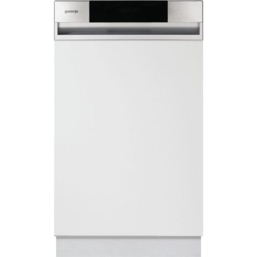 Gorenje GI520E15X Beépíthető mosogatógép, 9 teríték,9 L,5 prog.,47 dB,E,Alsó evőeszk.,45 cm,Digit.kijelző,Autom.ajtónyit.nélkül