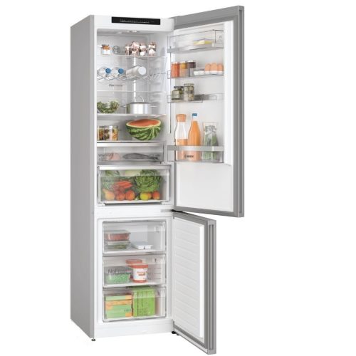 Bosch KGN39LBCF Alulfagyasztós hűtőszekrény C Energiaosztály, Hűtő: 260L, Fagyasztó: 103L, Nofrost, Zajszint: 35 dB, Szél: 60 cm, Mag: 203 cm, Mély: 66 cm, Digitális kijelzővel