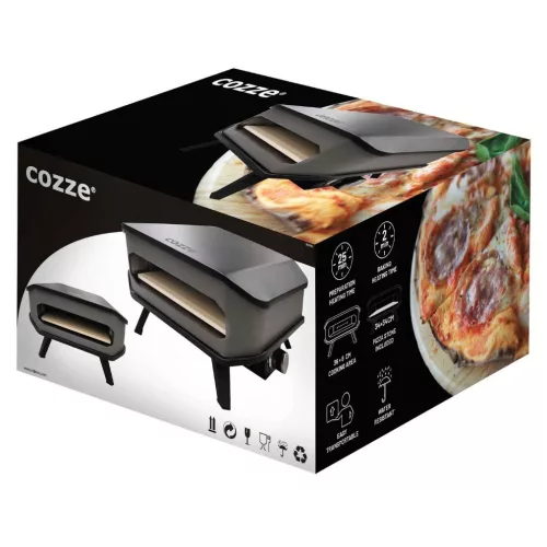 COZZE Gázlángos pizzakemence 17 (integrált hőmérővel)