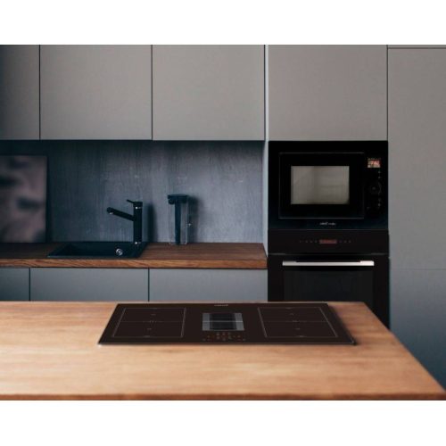 Cata AS-750 2 Beépíthető Indukciós főzőlap beépített páraelszívóval Keret nélküli,7470 W,Érintőszenzoros,Gyerekzár,