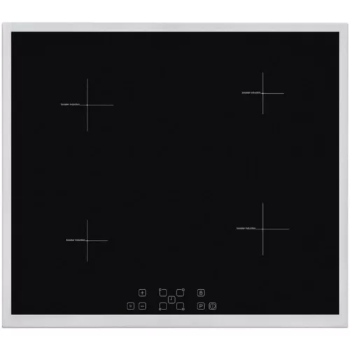 HOMEFORT HFBI64T2B Beépíthető Indukciós főzőlap Fém keretes,7400 W,Érintőszenzoros,Gyerekzár,