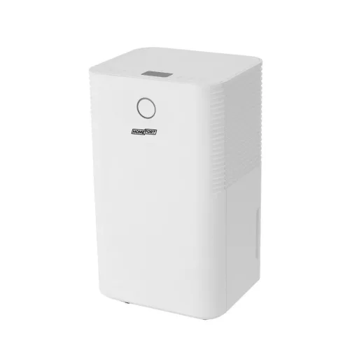 HOMEFORT HPMS12W Páramentesítő,12 L/nap,Digit.kijelző,Gyerekzár,Időzítő,2 L tartály,Telítettségjelző,38 dB,Kivezethető cseppvíz
