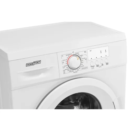HOMEFORT HME16100UW Elöltöltős mosógép D,6 kg,Keskeny mélység,1000 ford/perc,79 dB,Inverter motor nélkül,Gőzfunkcióval
