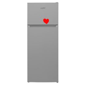   HOMEFORT HHSF2212S Felülfagyasztós hűtőszekrény E,171L/42L,Nofrost nélkül,41 dB,Szél: 54 cm,Mag: 145 cm,Mély: 57 cm