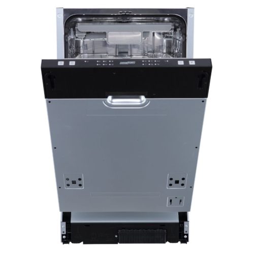 HOMEFORT HMGB0421B Beépíthető mosogatógép,,10 teríték,9 L,6 prog.,47 dB,D,Felső evőeszk.,45 cm ,Autom.ajtónyit.