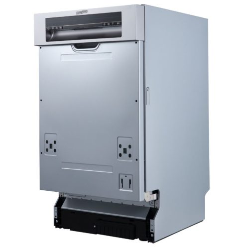 HOMEFORT HMGF0421DS Beépíthető mosogatógép,,10 teríték,8.5 L,8 prog.,47 dB,D,Felső evőeszk.,45 cm,Digit.kijelző,Autom.ajtónyit.