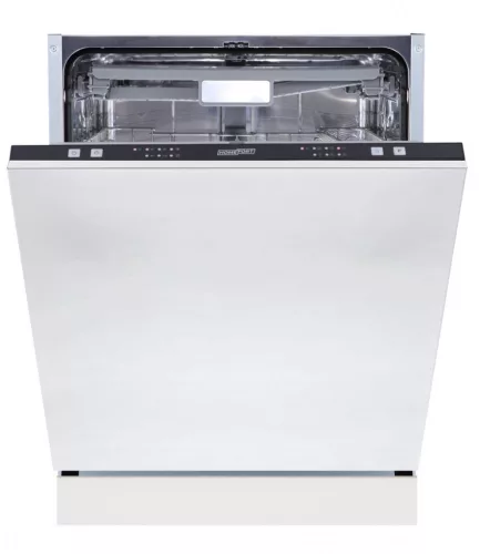 HOMEFORT HMGB0661B Beépíthető mosogatógép,,14 teríték,11 L,6 prog.,47 dB,D,Felső evőeszk.,60 cm,Autom.ajtónyit.