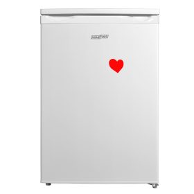   HOMEFORT HHSEF113W Egyajtós hűtőszekrény fagyasztóval E,97L/16L,Nofrost nélkül,39 dB,Szél: 55.3 cm,Mag: 84.5 cm,Mély: 57.4 cm