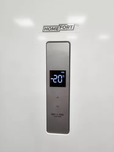 HOMEFORT HFS238NW 2az1ben Fagyasztószekrény vagy hűtő, E/238L,Nofrost,41 dB,Szél: 59.5 cm,Mag: 172.2 cm,Mély: 63.2 cm